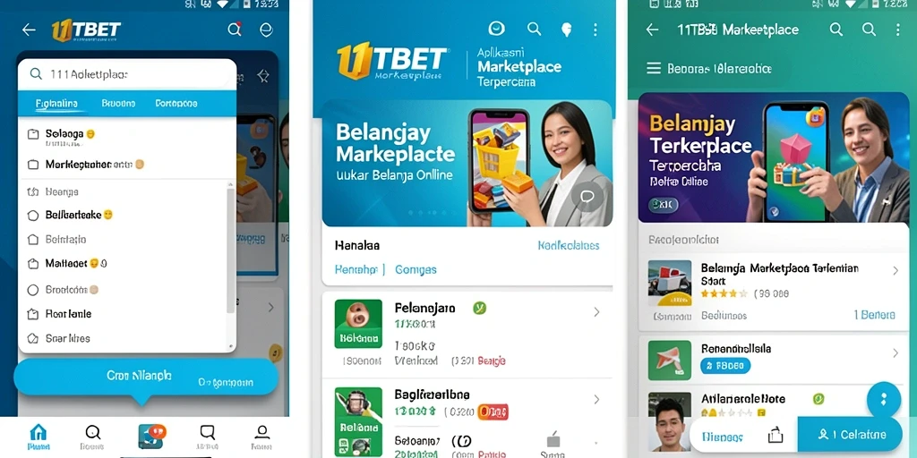 Antarmuka aplikasi 11TBET yang mudah digunakan dan menarik.