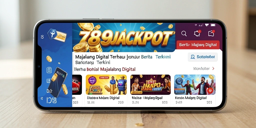 Tampilan antarmuka aplikasi 789JACKPOT yang menarik dan informatif.