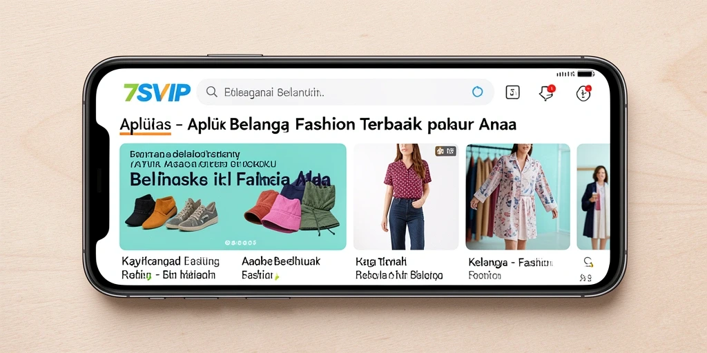 Antarmuka pengguna 7SVIP yang menarik dan mudah digunakan.