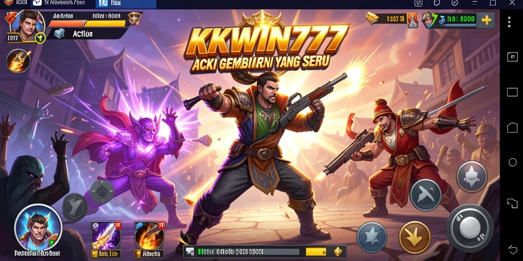 Tampilan menarik dari gameplay <strong>KKWIN777</strong> yang penuh aksi.