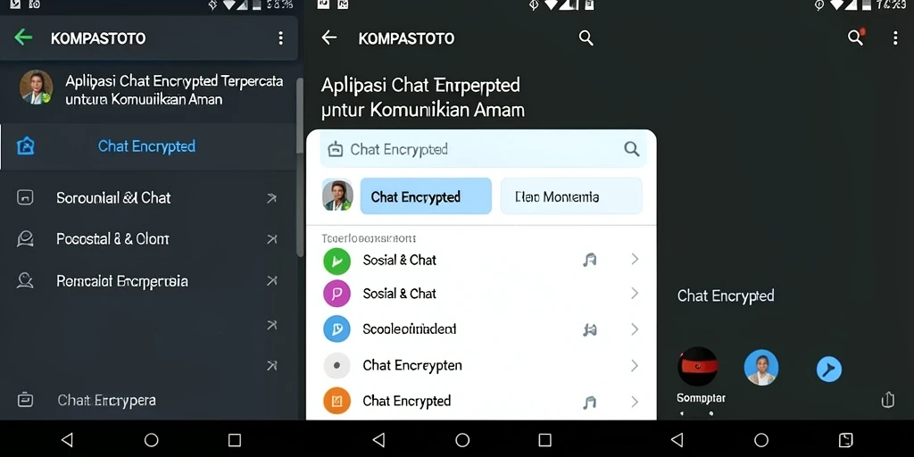 Tampilan antarmuka KOMPASTOTO yang menarik dan fungsional.