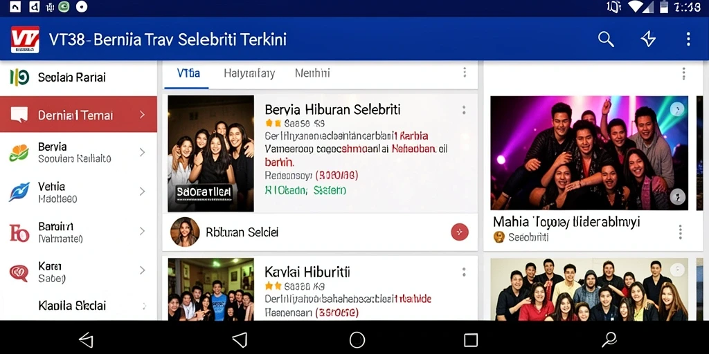 Tampilan antarmuka VT38 yang modern dan informatif.