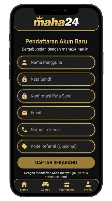 Buat Akun Baru di maha24 dengan Mudah