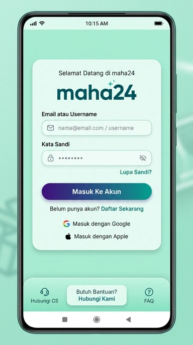 Masuk ke Akun maha24 Anda dengan Mudah